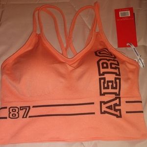 Aeropostale Salmon Sports bra size M